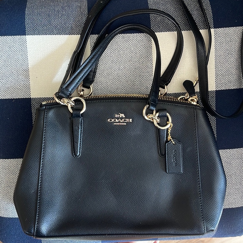 Coach Black Leather Crossbody